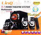 CASSE A3309 DOLBY SURROUND 5.1 LINQ FM SD HOME THEATER TELECOMANDO HD TELEVISORE