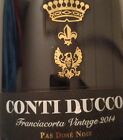 Bottiglia Vuota Conti Ducco Franciacorta Vintage 2014 Pas Dose Noir Con Tappo