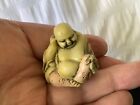 Small Buddha Sculpture Resin Figurine netsuke