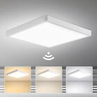 Plafoniera LED Soffitto Quadrata 28W con Sensore di Movimento