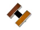 Hermés Gürtelschnalle Emaille Edelstahl 2,4 cm Gurt Belt Buckle Orange H-Logo