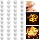 50 Pezzi Palloncini Luci Mini Lampade a LED ,Caldo Bianco Palloncini Luce Illumi