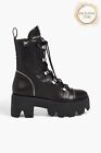 RRP€1373 GIUSEPPE ZANOTTI Leather Ankle Boots US7 UK4 EU37 Logo Made in Italy