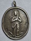Napoli 19° secolo Medaglia devozionale in argento Madonna Immacolata Punzone N8