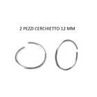 Orecchini Cerchio Argento 925 Piercing Naso 12  mm