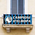 Striscione PVC occhiellato ATALANTA Campione d Europa 200x70cm