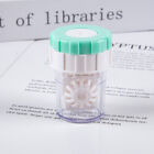 Contact Lens Cleaner Case Box Manual Rotation Type Storage Holder Cleaning I4Z8