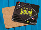 FINAL DOOM PLAYSTATION PSX POSAVASOS MADERA WOODEN COASTERS