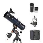 Celestron telescopio 130/650 equatoriale Astromaster 130EQ-MD(260X) + Motore + A