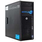 HP Z220 WORKSTATION i3 16GB 240GB 1TB 1GB GPU GT710 WIN11 DVD-RW PC FISSO TOWER