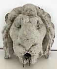 Lion Fountain head.  Cast Stone. Small