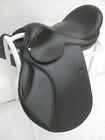 Set sella dressage da salto in pelle di cavallo inglese premium 15,16,17,18 p...