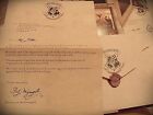 Harry Potter Lettera Hogwarts Personalizzata Regalo (LEGGERE DESCRIZIONE)