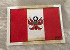 Figurina sticker Peru bandiera flag Mexico 70 Messico 1970