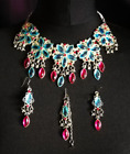 Indian Necklace Earring Set  Jewellery Bridal Bollywood Women Party Wear Choker