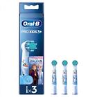 Oral-B Testine Di Ricambio Pro Kids Con Disney Frozen, 3 Testine - 8006540804711