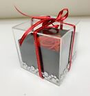 ROSE Red Natural eternal acrylic box bow