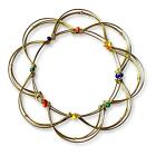 FOLDING GOLD WIRE MANDALA MEDITATION AID Puzzle | Fidget puzzle