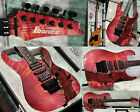 IBANEZ J.Custom  JCRG2202 Exotic Maple /Red Resin - Master Class Limited !