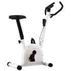 Cyclette Ellittica con Cinghia di Resistenza Bianca Allenamento Fitness vidaXL