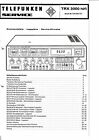 Service Manual-Anleitung für Telefunken TRX 3000