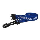 PRE PRINTED Lanyards Neck Strap For ID Pass Card Badge Holder Safety Breakaway