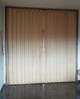 Porta a soffietto in tela plastificata Vintage mt.2,90x3,10 bicolore,buono stato