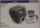 CILINDRO E PISTONE COMPLETO MOTOSEGA ZOMAX ZM 4610 4680 Ø 43