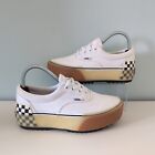 Vans Era Stacked White/Checkerboard Gum Platform Sneakers UK 5, US 7.5, EUR 38