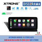 AUTORADIO ANDROID 10 STEREO AUTO AUDI A4 A5 RS4 S4 RS5 S5 2010-2013 WIFI XTRONS