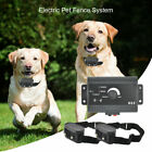 For 2 Dogs Electric Shock Boundary Control Fence Collar Dog Pet System+300M Wire