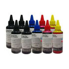 KIT 10 DA 100 ML INCHIOSTRO COLORI Ricarica Cartucce per Brother Canon Epson HP