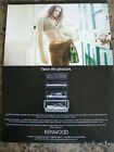 KENWOOD TRANSPORTED BY KENWOOD ELECTRONICS FP MASK ADVERT APPROX A4 SIZE FILE P