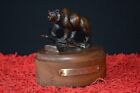 Beautiful Grizzly Bear Bronze Sculpture by Harvey Rattey 2004