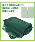 TELO RETE TESSUTO 85GR/MQ CON SPACCO DIVERSE MISURE RACCOLTA OLIVE ANTISPINA