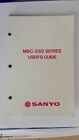 SANYO COMPUTER MBC-550 USER MANUAL