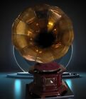 Grammofono Antico La Voce del Padrone in Legno Vintage His Master s Voice Usato