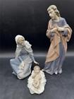 Nao by Lladro 3 Piece Porcelain Nativity Set: Mary, St. Joseph & Baby Jesus