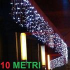 10 metri Cascata led bianchi natalizi.Natale,luci pioggia tenda bianca 10m