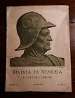 Rivista Di Venezia  Ottobre 1930 Cassa Di Risparmio