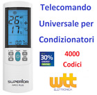 TELECOMANDO UNIVERSALE PER SHARP CONDIZIONATORE CLIMATIZZATORE D ARIA