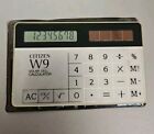 Vintage Citizen W9 Solar Credit Card Calculator Made In Japan