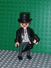 Playmobil.  Caballero victoriano, chalequillo a rayas con gafas