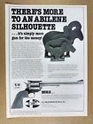 1981 US Arms Abilene Silhouette 44 Magnum Revolver vintage print Ad