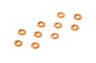 Xray Alu Shims 3x6x0.5mm (10pcs) Orange - XR 303121-O T2 T3 T4 X1 X10 X12