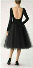 Wedding 5 Layers Long Tulle Tutu Skirt Petticoat Prom Party Ball Gown Lady Girl