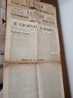 3 giornali I CAMPI SETTIMANALE AGRICOLO 1919 1920 + IL GIORNALE AGRARIO bonifica