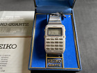 Vintage Seiko C515 Full Set 1980s LCD Calculator Digital Watch 1984 LED 80s 70s