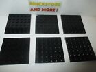 Lego - Plaque Plate 6x6 3958 Black/Noir - Choose Quantity x1 - x8