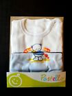 PASTELLO Set 2 Body Aperto cotone Neonato/Neonata Manica Corta, 1 mese - 4 anni